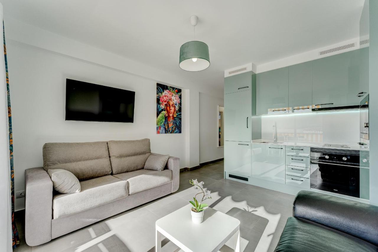 Loscristianos Luxury Aircon Sunny Aptm Sea View Arona  Bagian luar foto
