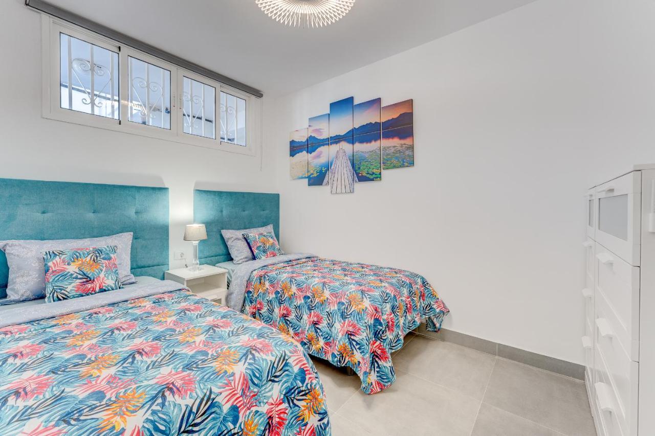 Loscristianos Luxury Aircon Sunny Aptm Sea View Arona  Bagian luar foto